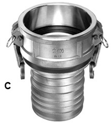 TOZEN - QUICK COUPLING FOR INDUSTRAIL HOSE  ALUMINIUM