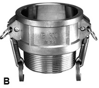 TOZEN - QUICK COUPLING FOR INDUSTRAIL HOSE  STAINLESS